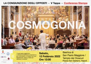 INVITO PRESENTAZIONE COSMOGONIA, V TAPPA CONGIUNZIONE DEGLI OPPOSTI-
