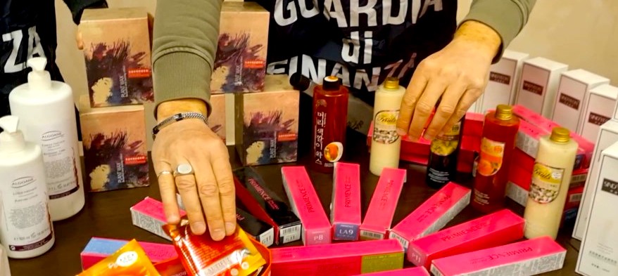 cosmetici contraffatti sequestrati