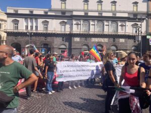 manifestazione contro genocidio
