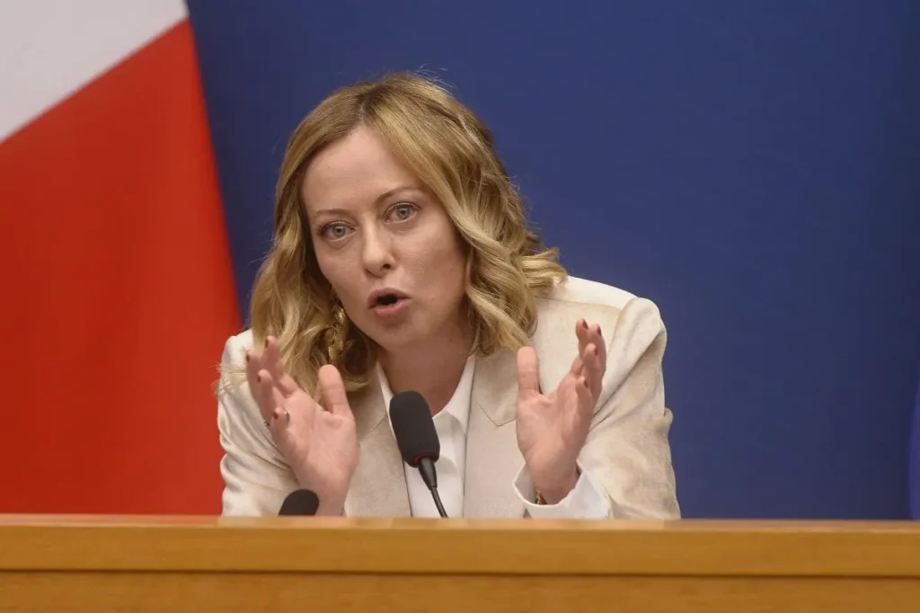 Giorgia Meloni - foto Italpress