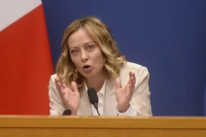 Giorgia Meloni - foto Italpress