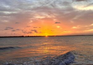 tramonto dal Brasile