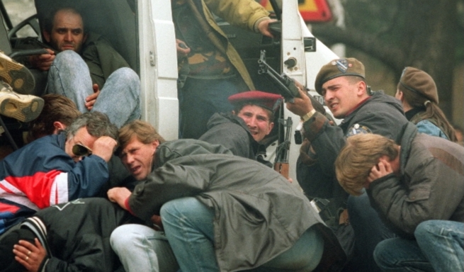 turisti cecchini a Sarajevo