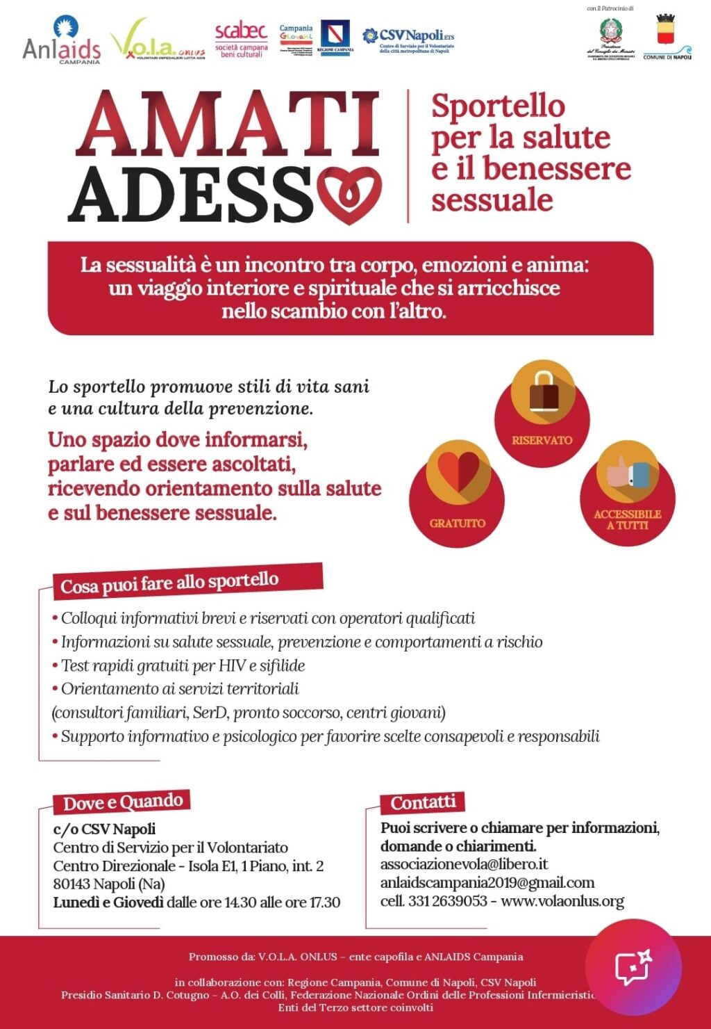 sportello amati adesso