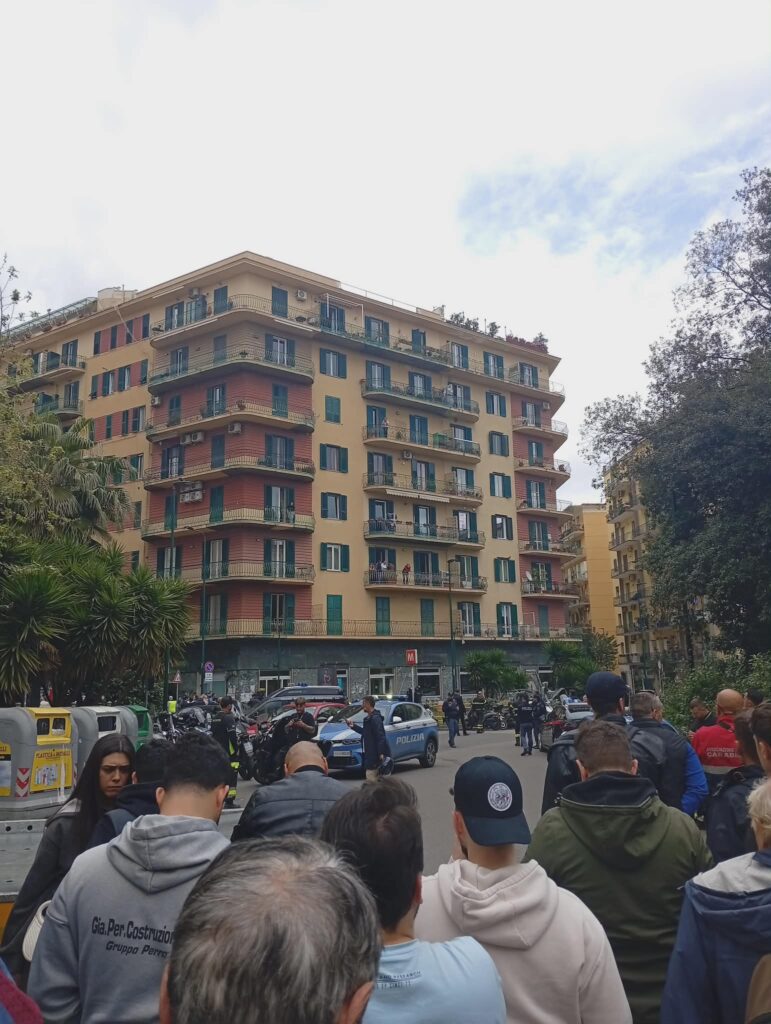 Rapina in banca al Vomero, Napoli