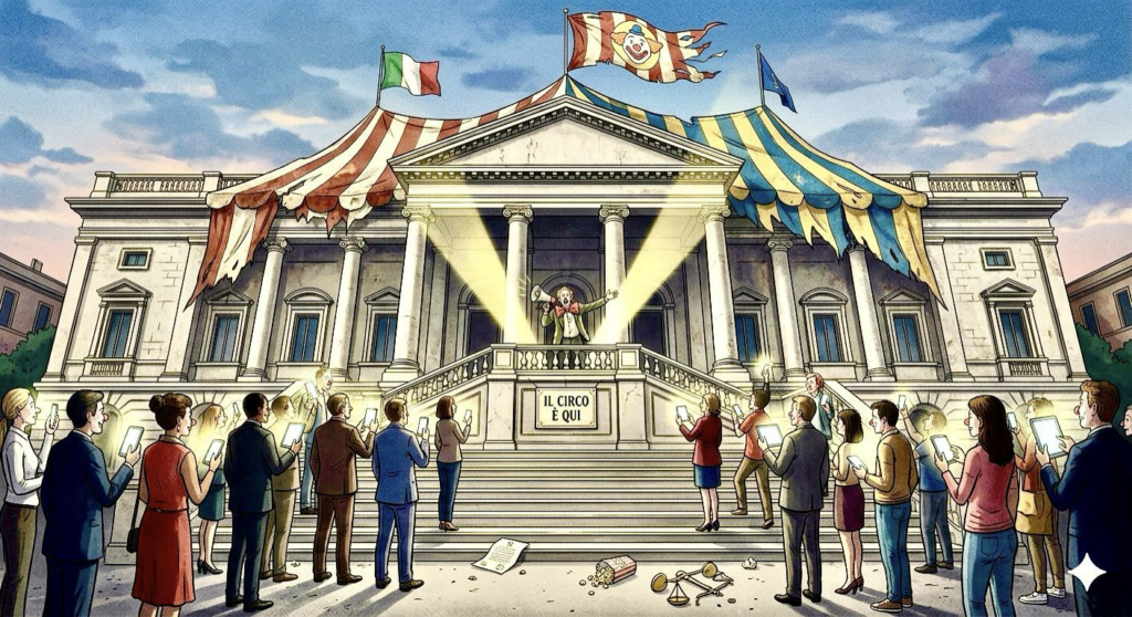 Dalle urne al circo: se la politica preferisce la scenografia alla realtà