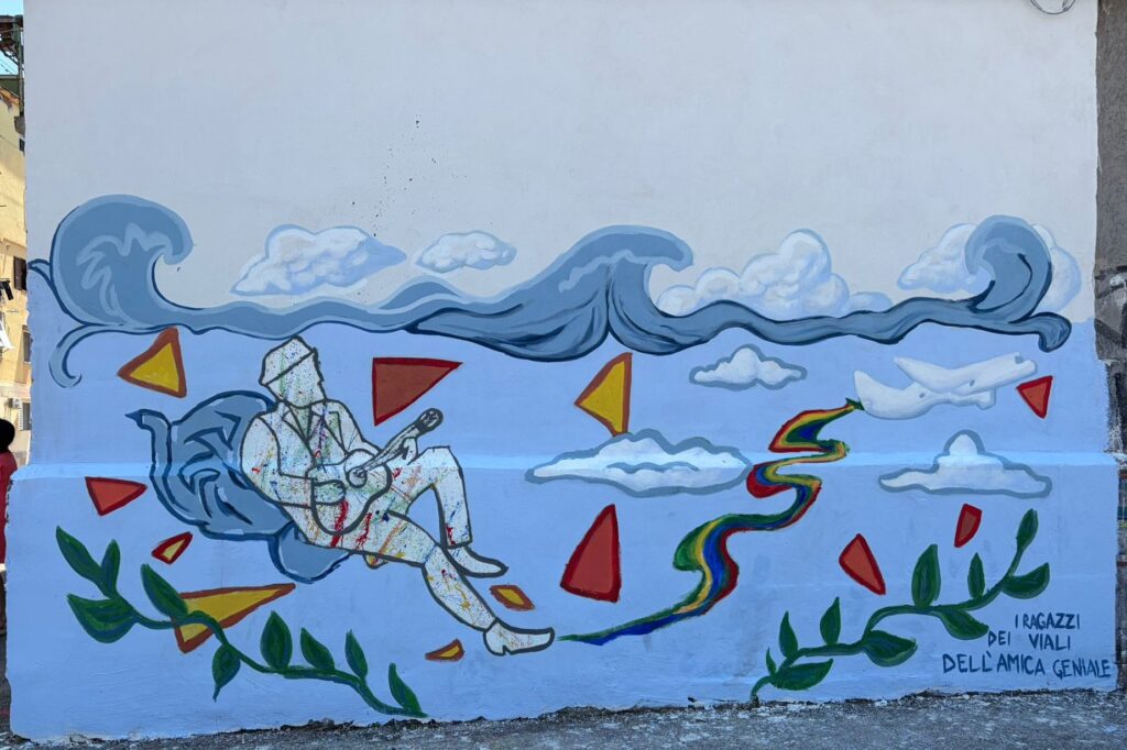 murale in memoria di Luigi Di Sarno